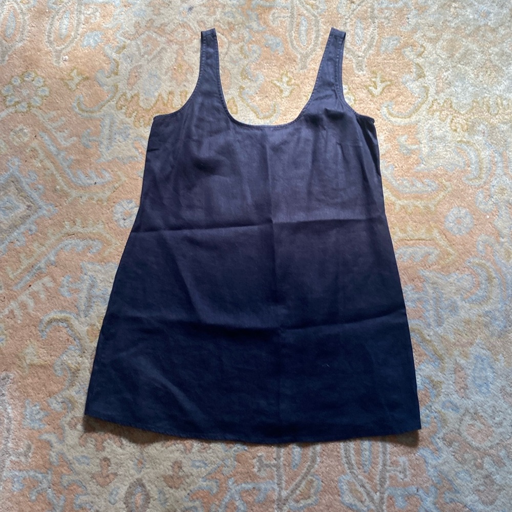 Reformation Black Linen dress XL